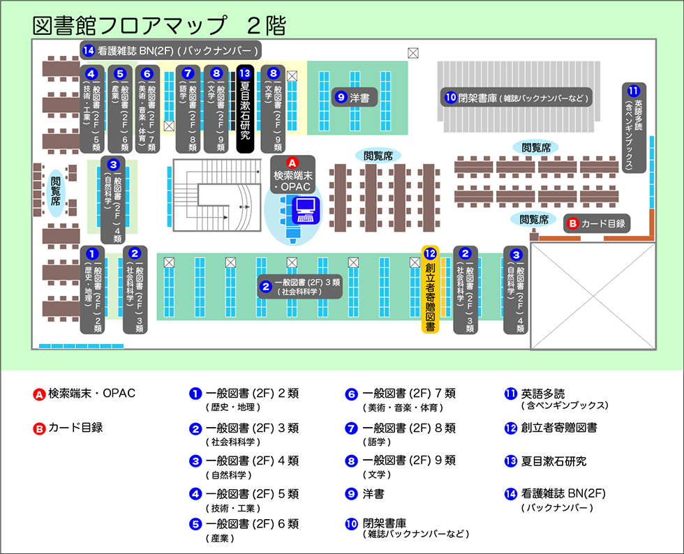 図書館2階
