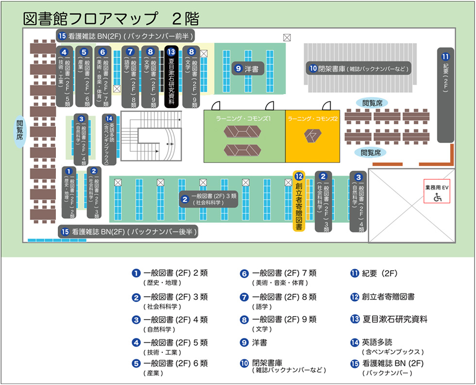 図書館2階