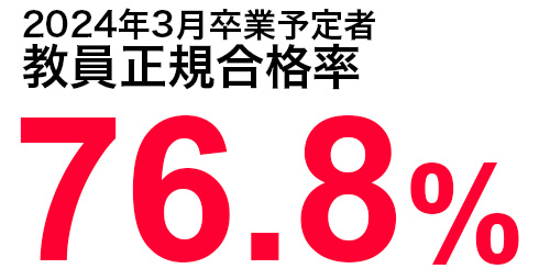 2024年度　教員採用選考2次試験結果＜速報＞合格率が75％を超えました！